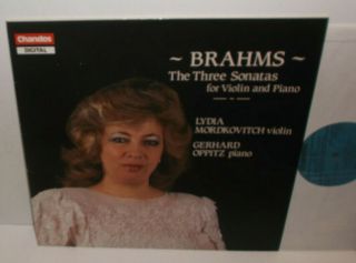 Abrd 1227 Brahms Sonatas For Violin And Piano Lydia Mordkovitch Gerhard Oppitz