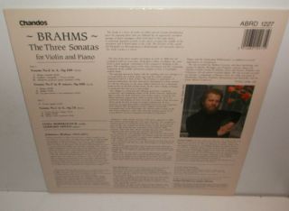 ABRD 1227 Brahms Sonatas For Violin And Piano Lydia Mordkovitch Gerhard Oppitz 2