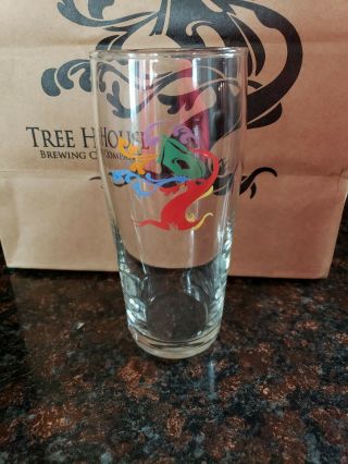 Tree House Brewing Rare Release Rainbow Willi Pint Glass
