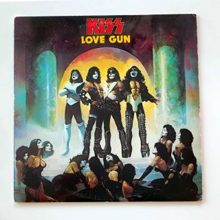 Love Gun,  Kiss ♫ Vinyl Lp 1977,  Christine 16,  Cardboard Paper Love Gun,