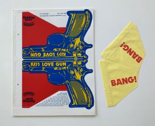 Love Gun,  KISS ♫ VINYL LP 1977,  Christine 16,  CARDBOARD PAPER LOVE GUN, 3