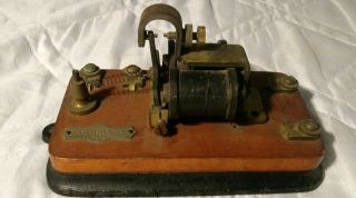 Vintage J.  H.  Bunnell 10 Ohm Telegraph Sounder
