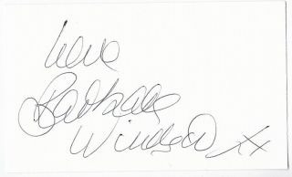 Barbara Windsor - Signed Autograph Carry On Etc.