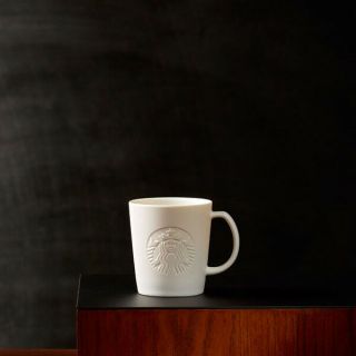 [starbucks] White Etched Siren Mermaid Espresso Demi Mug - 3 Oz
