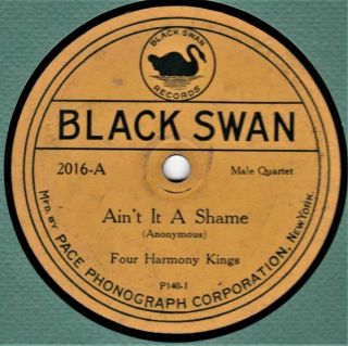 Pre War Black Gospel Four Harmony Kings Black Swan 2016 78 Rpm (v,  /e -)