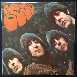The Beatles Rubber Soul Mono Uk 4/4 Parlophone Pmc 1267 Vinyl Lp Ex/ex,