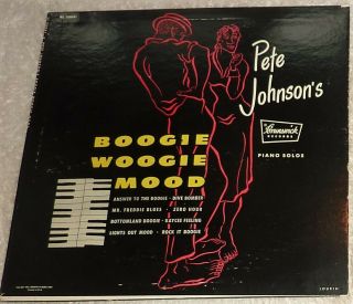 10 " Vinyl Lp By Pete Johnson 