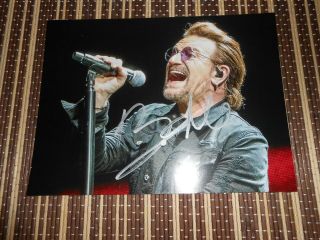 Bono,  Singer/ Musician,  Hand Signed Photo 8 X 6