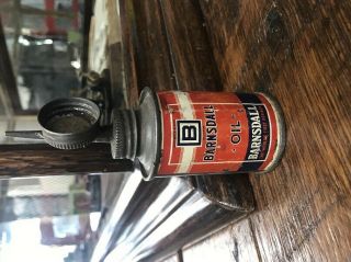 Vintage Barnsdall Oil Can - - 1/4 Pint - - Empty - - Both Caps