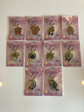 Sailor Moon Ichiban Kuji Charm Key Chain Complete Set Of 10 Type Bandai Japan