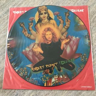Robert Plant I Believe Ltd Ed 12 " Picture Disc Fate 212 Uk Import 1993