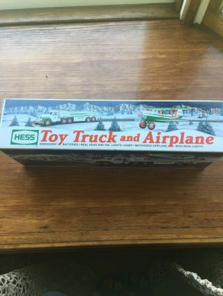 Hess 2002 Toy Truck And Airplane.