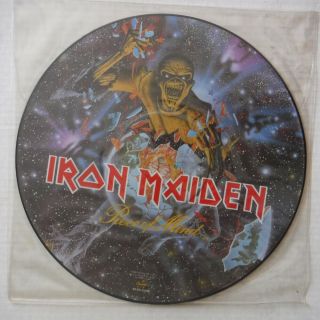 Iron Maiden – Piece Of Mind– 1983 Picture Disc Lp– Capitol 12306