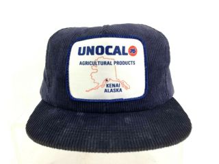 Vintage Unocal 76 Truckers Snap Back Hat Kenai Alaska Agricultural Products