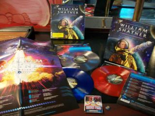 William Shatner (star Trek/captain Kirk) Seeking Major Tom 3 Lp Set Vinyl