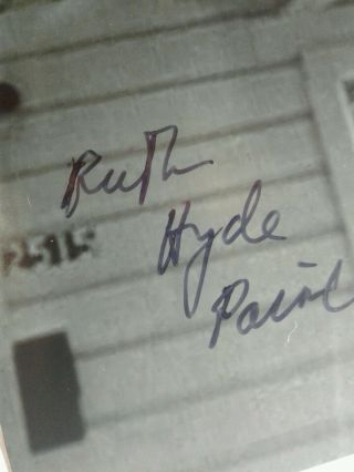 Ruth Hyde Paine Authentic Hand Signed 4X6 Photo - John F Kennedy Assassination 2