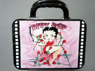 Betty Boop Bed Of Roses Diner Lunch Box Set 2 Boxes 1997 Edition