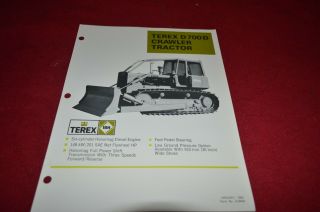 Terex D700d Crawler Tractor Dozer Dealers Brochure Dcpa2