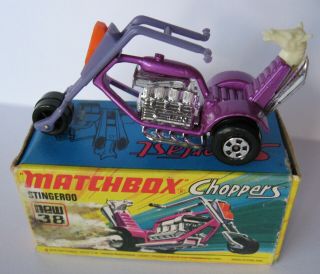 Vintage 1972 Matchbox Choppers " Stingeroo " No.  38,  Nmib