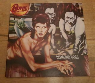 David Bowie 1974 Gatefold Vinyl L.  P.  Diamond Dogs Rca Apl1 0576.