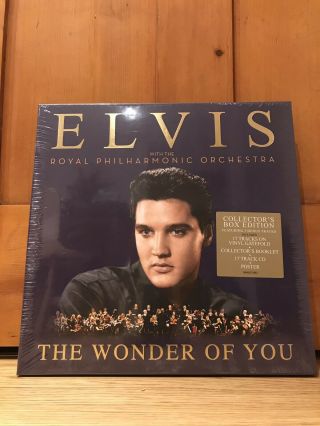 Elvis Presley,  Rpo Box Set Wonder Of You Lp & Cd,  Book,  Poster & 3 Bonus Trks