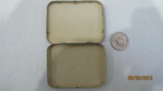 Vintage Medicine Tin,  Dean ' s Peacocks Reservoir ends Prophylactics,  Condom rare 3