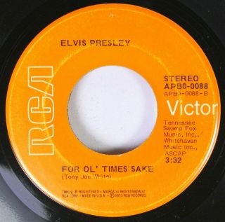 Rock 45 Elvis Presley - For Ol 