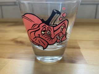 Vintage Rare Pink Elephant Glass