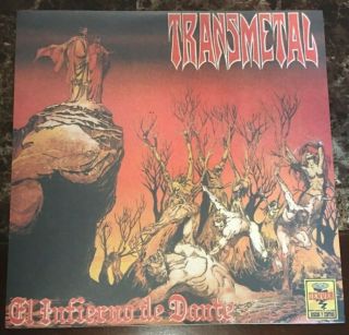 Transmetal,  El Infierno De Dante Mexican Death Metal Clear Vinyl 2014 Mexican Lp