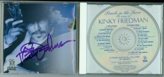 The Songs Of Kinky Friedman Pearls In The Snow Hand Signed Autographed Cd