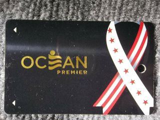 Veterans Ocean Resort Casino Player Slot Card Black Military Ac Atlantic City