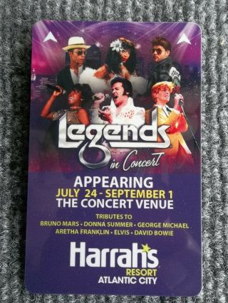 (2) Harrahs Casino AC Atlantic City Room Key 2019 gordon ramsay steaks & Legends 4