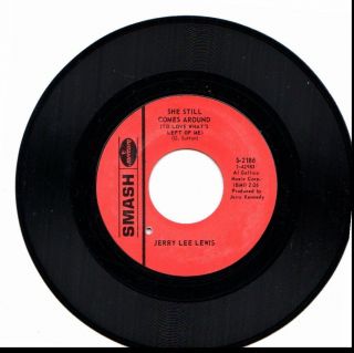 Jerry Lee Lewis She Still Comes Around/slipping Around 45rpm Vinyl