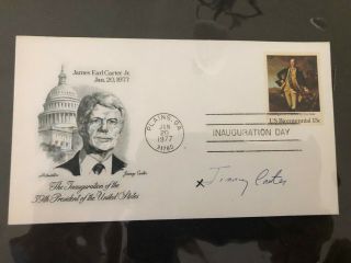 President Jimmy Carter Signed Inauguration Day Stamped Envelope