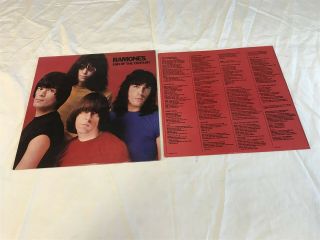 RAMONES Road to Ruin 1980 LP Vinyl Album Sire Records NM 2