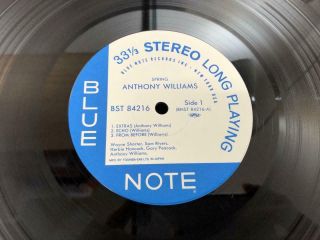 ANTHONY WILLIAMS SPRING BLUE NOTE BNST 84216 STEREO JAPAN Vinyl LP 3
