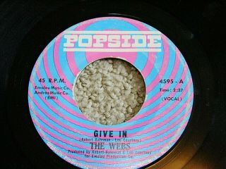 The WEBS - It ' s So Hard to Break A Habit / Give In - Northern Soul 45 on Popside 2