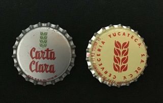 Mexico Beer Cerveza Carta Clara CervecerÍa Yucateca Bottle Cap,  Kronkorken,  Chapa.