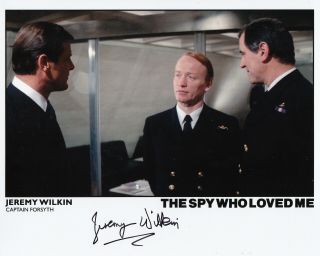 James Bond - Jeremy Wilkin Signed Photograph - The Spy Who Loved Me
