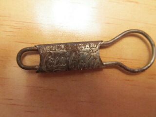 Antique Coca - Cola Metal Key Keeper,  Rare
