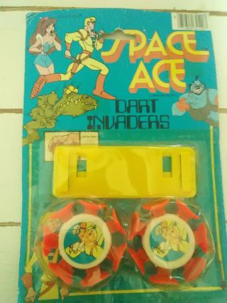 Vintage 1984 Space Ace (dart Invaders) Toy Don Bluth