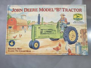 John Deere " Model B " Tractor - Franklin