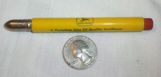 Vintage John Deere 4 Legged Deer Bullet Pencil Jd Chemical Co Of Tulsa,  Oklahoma