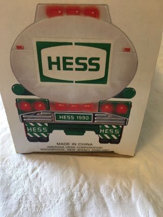 1990 HESS TOY TANKER TRUCK WITH LIGHTS AND SOUND TOY 4