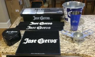 Jose Cuervo 8 Piece Bar Accessories - For Man Cave And More