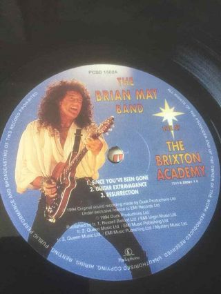 The Brian May Band ‎– Live At The Brixton Academy 2 x LP Vinyl N/M 5