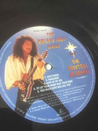 The Brian May Band ‎– Live At The Brixton Academy 2 x LP Vinyl N/M 8