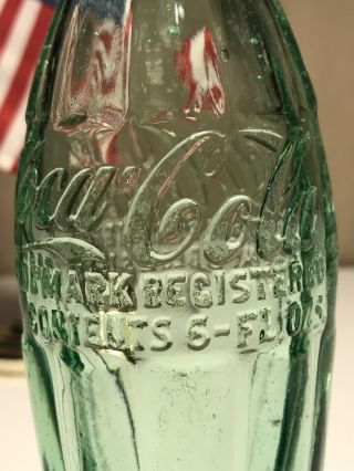PATD DEC 25 1923 Coca - Cola Hobbleskirt Coke Bottle POUGHKEEPSIE N Y York 6