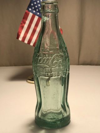 PAT ' D DEC.  25,  1923 Coca - Cola Hobbleskirt Coke Bottle PADUCAH KY Kentucky 2