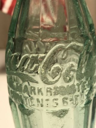PAT ' D DEC.  25,  1923 Coca - Cola Hobbleskirt Coke Bottle PADUCAH KY Kentucky 6